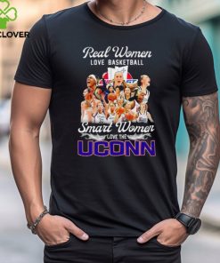 Big East Real Women Love Basketball Smart Women Love The Uconn Huskies Shirt