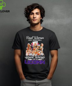 Big East Real Women Love Basketball Smart Women Love The Uconn Huskies Shirt