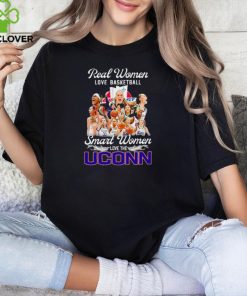 Big East Real Women Love Basketball Smart Women Love The Uconn Huskies Shirt