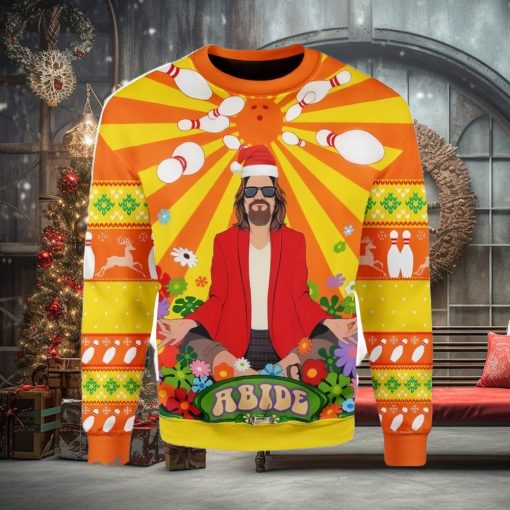 Big Lebowski Hippie Ugly Christmas Sweater Xmas Gift Men And Women Christmas Sweater