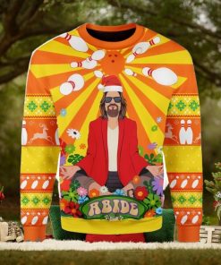Big Lebowski Hippie Ugly Christmas Sweater Xmas Gift Men And Women Christmas Sweater