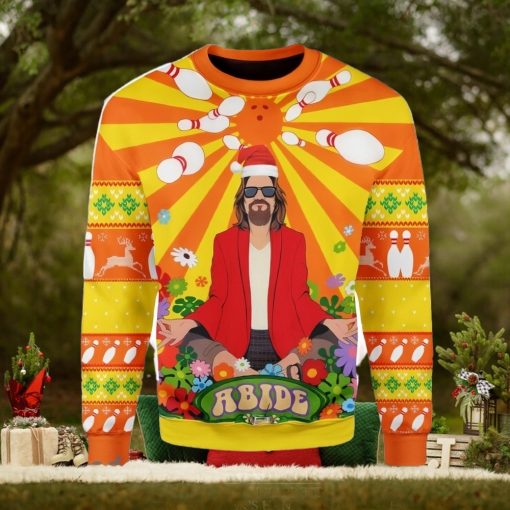 Big Lebowski Hippie Ugly Christmas Sweater Xmas Gift Men And Women Christmas Sweater