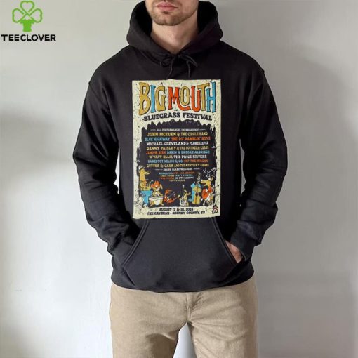 Big Mouth Bluegrass Festival Aug 17 18 2024 The Caverns Grundy County TN Poster hoodie, sweater, longsleeve, shirt v-neck, t-shirt