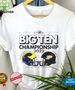 Big Ten Championship Game Matchup 2022 Michigan Vs Purdue Shirt