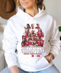 Big Ten Conference Champions Nebraska Womens Volleyball 2023 T hoodie, sweater, longsleeve, shirt v-neck, t-shirt