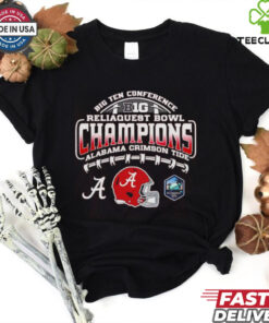 Big Ten Conference Reliaquest Bowl Champions Alabama Crimson Tide helmet Fan Favorite shirt