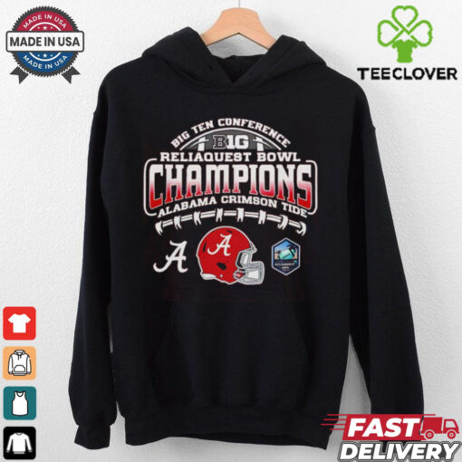 Big Ten Conference Reliaquest Bowl Champions Alabama Crimson Tide helmet Fan Favorite shirt