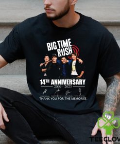 Big Time Rush 2023 14th Anniversary 2009 2023 Signature Shirt