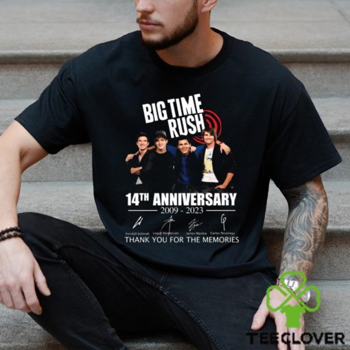 Big Time Rush 2023 14th Anniversary 2009 2023 Signature Shirt