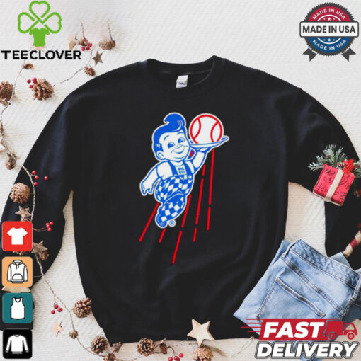 Big boy baseball Los Angeles Dodgers logo shirt