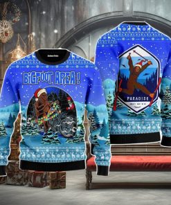 Bigfoot Area Christmas Unisex Ugly Sweater