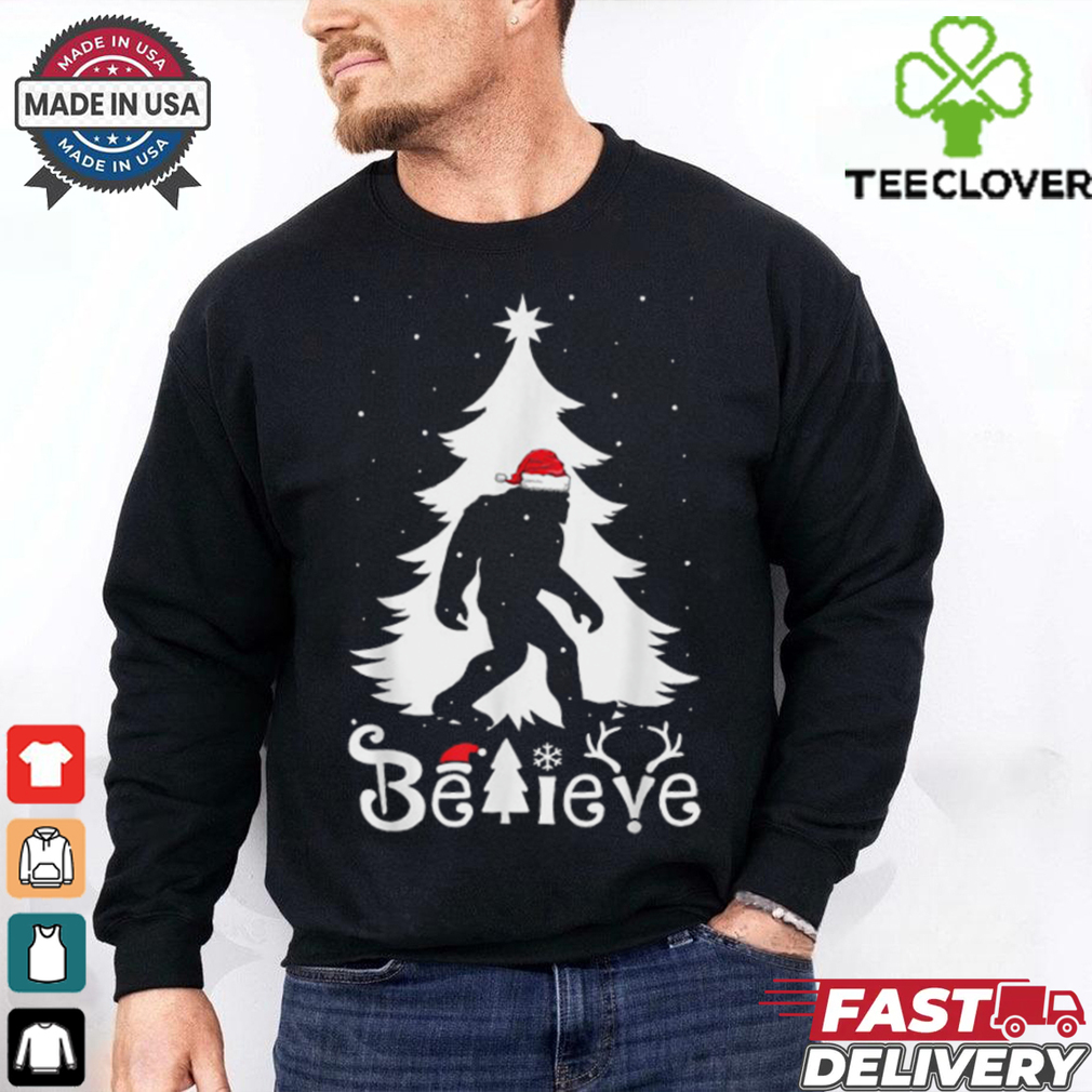 Bigfoot Christmas Gifts For Men Boys Girls Funny Christmas T Shirt Recovered Bigfoot Christmas Gifts For Men Boys Girls Funny Christmas T Shirt Recovered