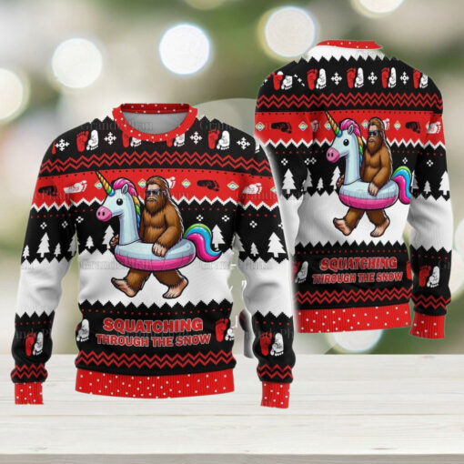 Bigfoot Christmas Sweater, Ugly Sweater Shirt, Bigfoot Christmas Shirt, Christmas Sweater Funny, Monster Shirt, Sasquatch Sweater Men
