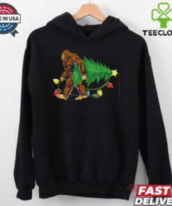 Bigfoot Christmas Tree Lights Xmas Boys Men Sasquatch Lovers T Shirt Recovered 1 Bigfoot Christmas Tree Lights Xmas Boys Men Sasquatch Lovers T Shirt Recovered