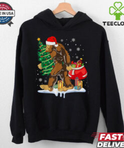 Bigfoot Christmas Tree Lights Xmas Sasquatch Lovers T Shirt Recovered 1 Bigfoot Christmas Tree Lights Xmas Sasquatch Lovers T Shirt Recovered