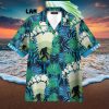 Bigfoot Footprint Hawaiian Shirt