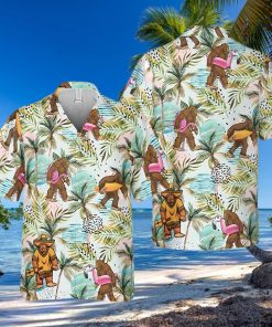 Bigfoot Hawaii Shirt Hawaiian Summer Party