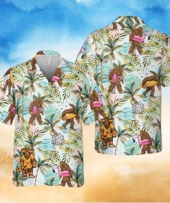 Bigfoot Hawaii Shirt Hawaiian Summer Party