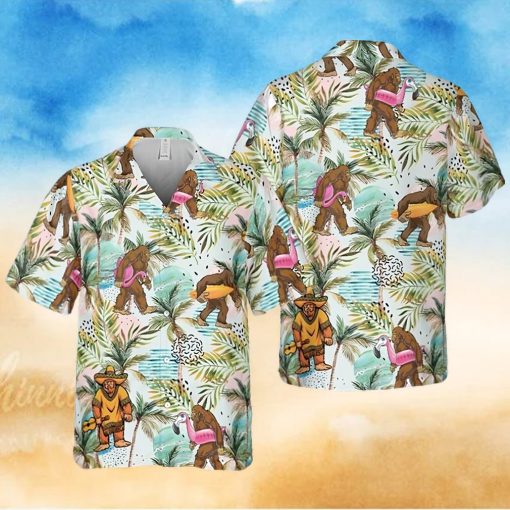 Bigfoot Hawaii Shirt Hawaiian Summer Party