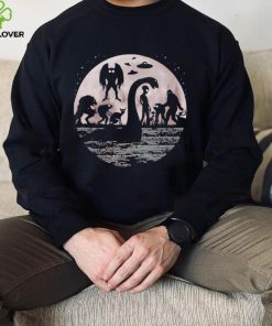 Bigfoot Loch Ness monster mothman and aliens hoodie, sweater, longsleeve, shirt v-neck, t-shirt