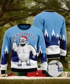 Bigfoot Party Ugly Christmas Sweater AOP All Over Printed Sweater