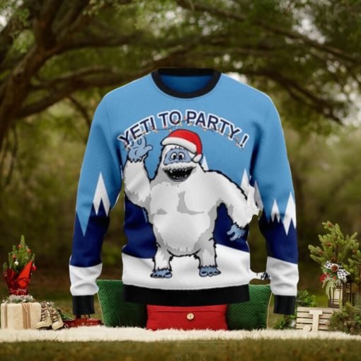 Bigfoot Party Ugly Christmas Sweaters 3D