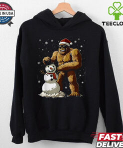 Bigfoot Santa Snowman Kids Boys Men Xmas Christmas Graphic T Shirt Recovered 1 Bigfoot Santa Snowman Kids Boys Men Xmas Christmas Graphic T Shirt Recovered