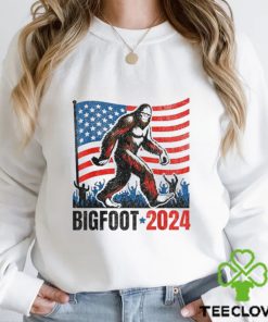 Bigfoot Sasquatch President 2024 Vote Elect Funny Sarcastic T Shirt