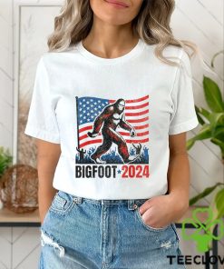 Bigfoot Sasquatch President 2024 Vote Elect Funny Sarcastic T Shirt