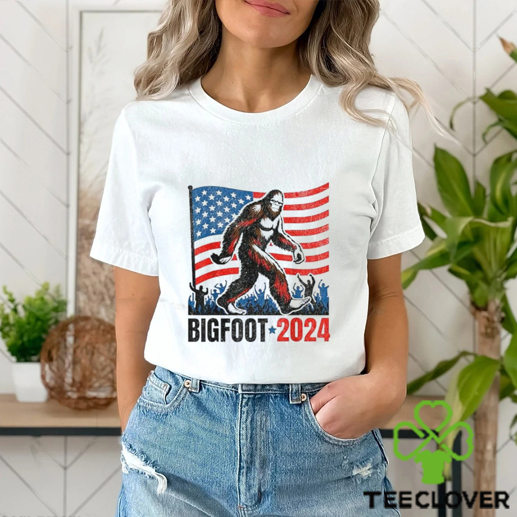 Bigfoot Sasquatch President 2024 Vote Elect Funny Sarcastic T Shirt Bigfoot Sasquatch President 2024 Vote Elect Funny Sarcastic T Shirt