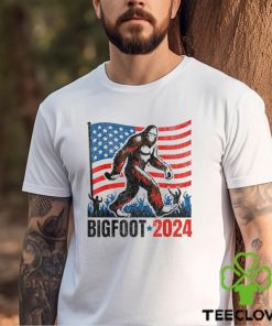 Bigfoot Sasquatch President 2024 Vote Elect Funny Sarcastic T Shirt