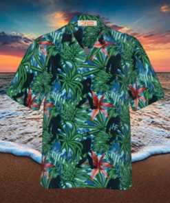 Bigfoot Silhouette Walking Bigfoot Hawaiian Shirt