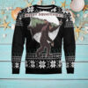 Black Cat Snowflake Ugly Christmas Sweater