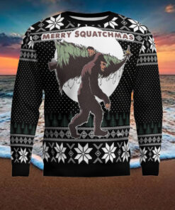 Bigfoot Squatchmas Ugly Christmas Sweater