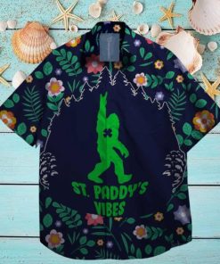 Bigfoot St. Paddy_s Vibes on St. Patrick day Hawaiian Shirt