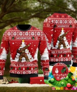 Bigfoot Ugly Christmas Sweater Best Gift For Men And Women