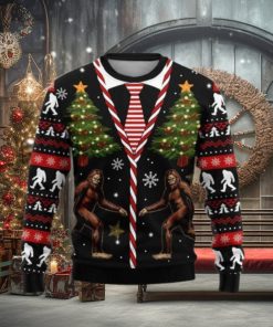 Bigfoot Ugly Christmas Sweater For Men And Women