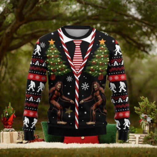 Bigfoot Ugly Christmas Sweater For Men And Women