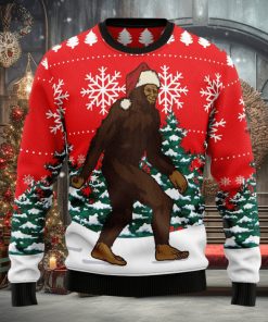 Bigfoot Ugly Christmas Sweater