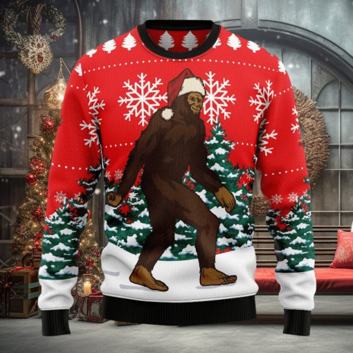 Bigfoot Ugly Christmas Sweater