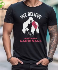 Bigfoot We Believe Arizona Cardinals 2024 shirt