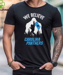 Bigfoot We Believe Carolina Panthers 2024 shirt