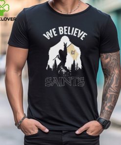 Bigfoot We Believe New Orleans Saints 2024 shirt