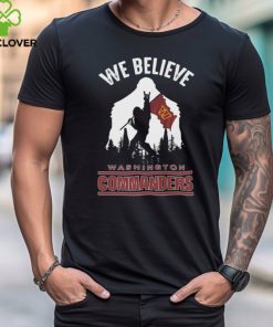 Bigfoot We Believe Washington Commanders 2024 shirt