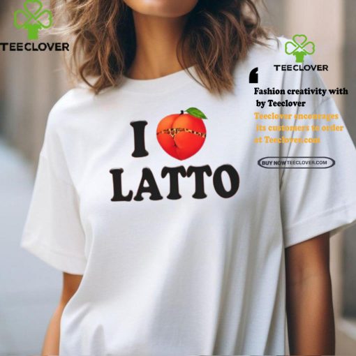 Biglatto I Love Latto Tee shirt