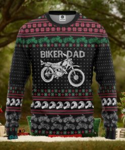 Biker Dad Braaap Ugly Christmas Sweater Gift For Men Women