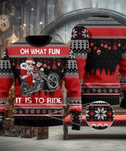 Biker Motorcycle Lover Xmas Vacation Time Christmas Sweater