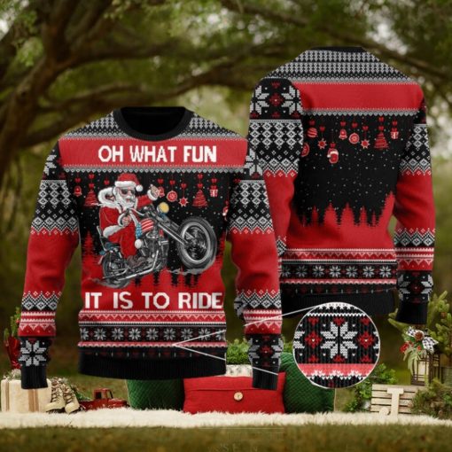 Biker Motorcycle Lover Xmas Vacation Time Christmas Sweater