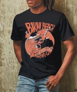 Bikini beach fishing for fuzz shirt