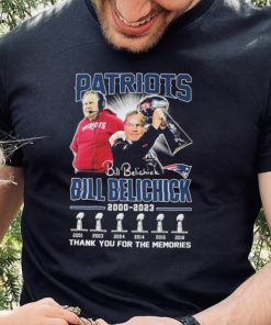 Bill Belichick New England Patriots 2000 2023 Thank You For The Memories Signature Shirt 5 Bill Belichick New England Patriots 2000 2023 Thank You For The Memories Signature Shirt